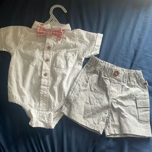 Baby boy two piece outfit 0-3 months.